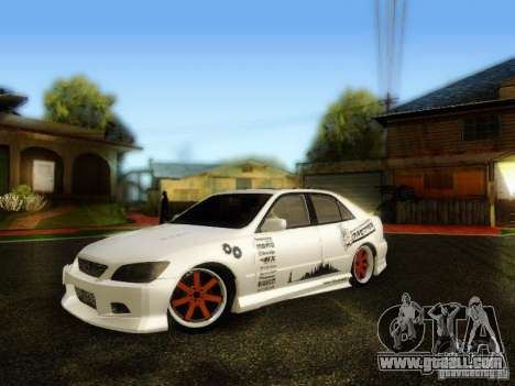 Lexus IS300 Jap style for GTA San Andreas