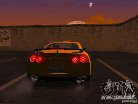 Nissan GT-R SpecV Black Revel for GTA San Andreas