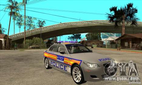 Metropolitan Police BMW 5 Series Saloon for GTA San Andreas