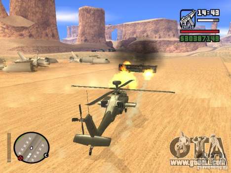AH-64D Longbow Apache for GTA San Andreas