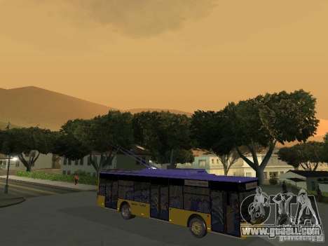 Trolleybus LAZ e-183 for GTA San Andreas