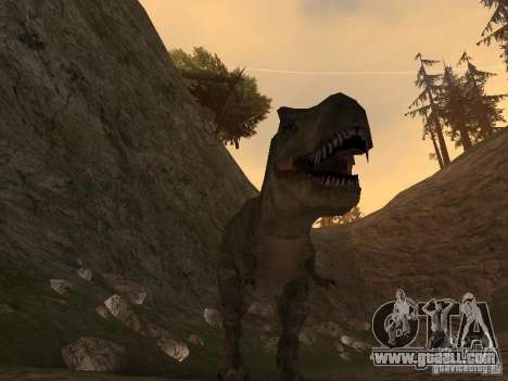 Dinosaurs Attack mod for GTA San Andreas
