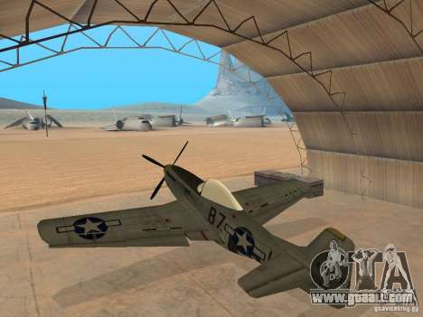 P-51 Mustang for GTA San Andreas