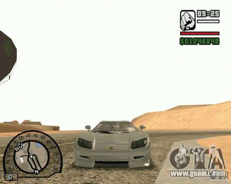 Koenigsegg CC8S for GTA San Andreas