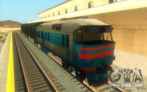 A train from the game half-life 2 for GTA San Andreas