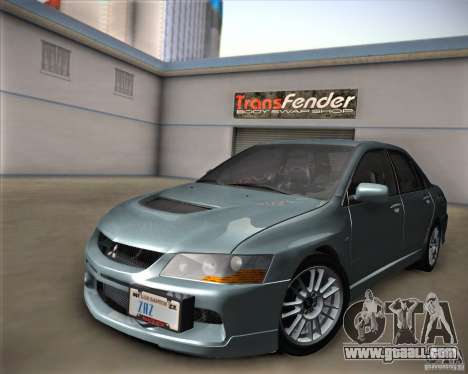 Mitsubishi Lancer Evolution IX Tunable for GTA San Andreas