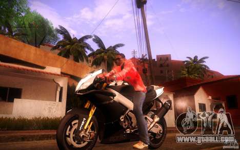 Aprilia RSV-4 Black Edition for GTA San Andreas