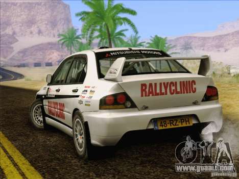 Mitsubishi Lancer Evolution IX Rally for GTA San Andreas