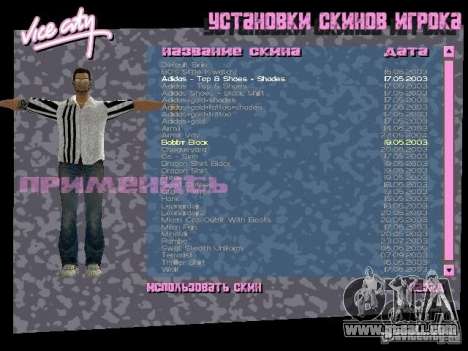Pack of skins for Tommy for GTA Vice City