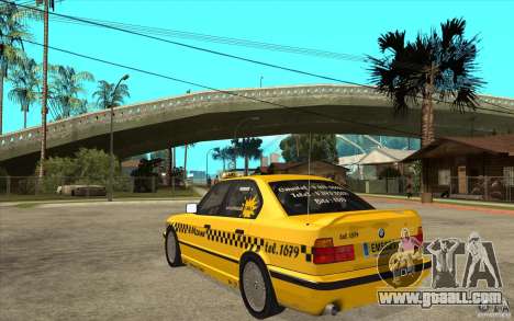BMW 525tds E34 Taxi for GTA San Andreas