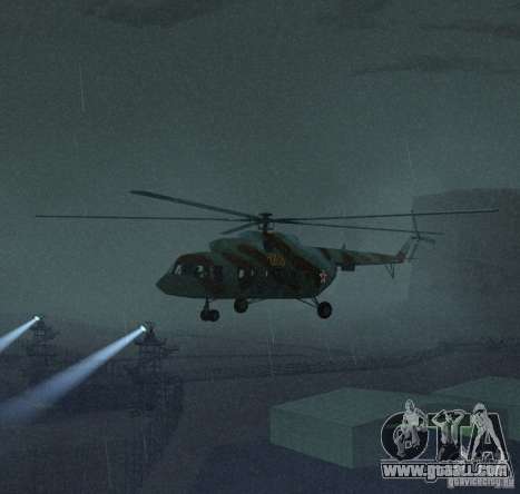 MI-17 Military for GTA San Andreas