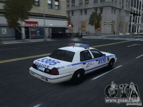 Ford Crown Victoria NYPD 2012 for GTA 4