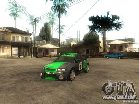 Rover MG ZR EX258 for GTA San Andreas