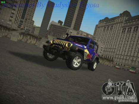 Jeep Wrangler Red Bull 2012 for GTA San Andreas