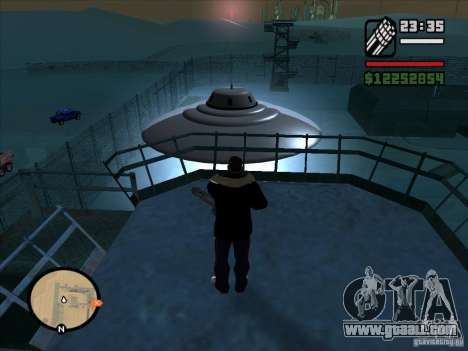 Mysterious UFOs in Area 51 for GTA San Andreas