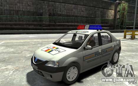 Dacia Logan Prestige Politie for GTA 4