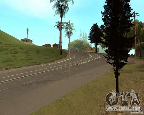 New roads in Vinewoode (Los Santos) for GTA San Andreas
