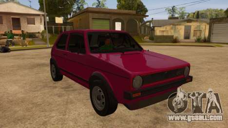 Volkwagen Golf MK1 Stock for GTA San Andreas