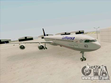 Airbus A-340-600 Lufthansa for GTA San Andreas