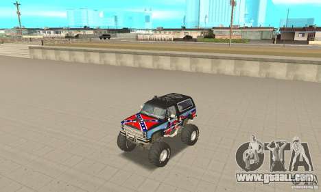 Chevrolet Blazer K5 Monster Skin 1 for GTA San Andreas
