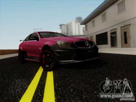 Mercedes Benz C63 AMG Coupe Presiden Indonesia for GTA San Andreas