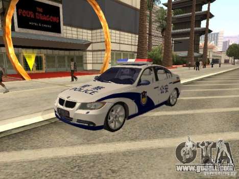 BMW 3 Series China Police for GTA San Andreas