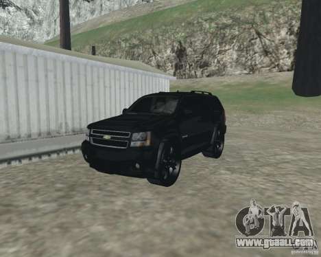 Chevrolet Tahoe BLACK EDITION for GTA San Andreas