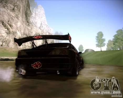 Nissan Silvia S15 with AKATSUKI paintjob for GTA San Andreas