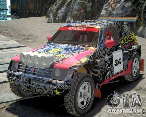 Mitsubishi Pajero Proto Dakar EK86 vinyl 1 for GTA 4