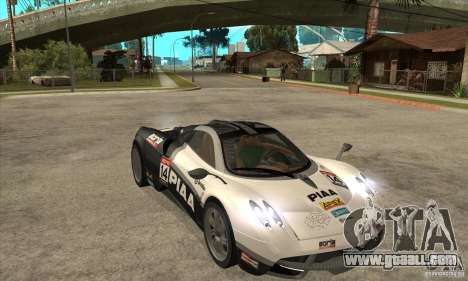 Pagani Huayra ver. 1.1 for GTA San Andreas