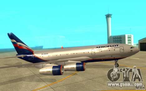 The IL-96 300 Aeroflot in new colours for GTA San Andreas