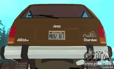 Jeep Grand Cherokee 1986 for GTA San Andreas