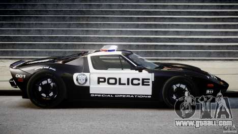 Ford GT1000 Hennessey Police 2006 [EPM][ELS] for GTA 4
