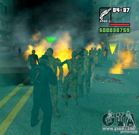 Zombie Alarm for GTA San Andreas