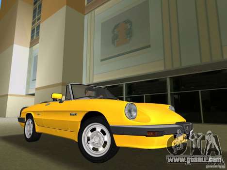Alfa Romeo Spider 1986 for GTA Vice City