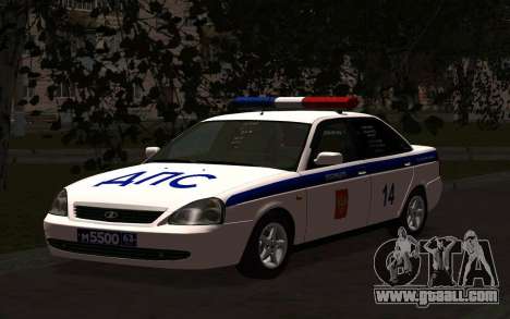 LADA 2170 Police for GTA San Andreas
