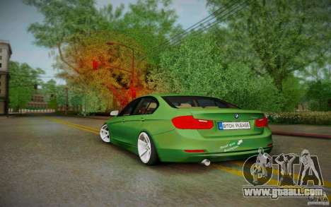 BMW 3 Series F30 Stanced 2012 for GTA San Andreas