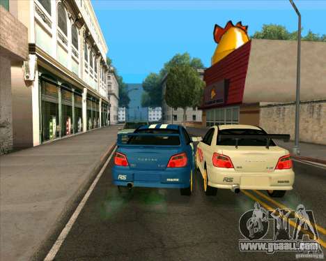 Subaru Impreza WRX STi Tunable for GTA San Andreas