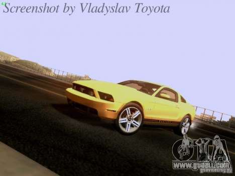 Ford Mustang GT 2011 for GTA San Andreas