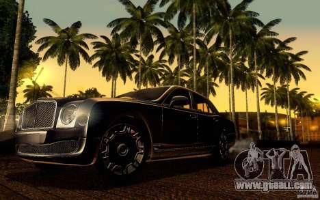 Bentley Mulsanne 2010 v1.0 for GTA San Andreas