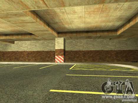The new underground garage by police in Los Sant for GTA San Andreas