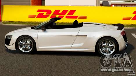 Audi R8 GT Spyder 2012 for GTA 4