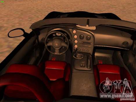 Dodge Viper SRT-10 Roadster for GTA San Andreas