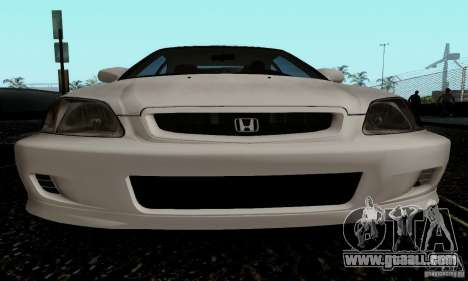 Honda Civic 1999 Si Coupe for GTA San Andreas
