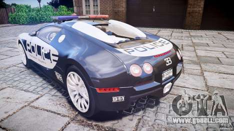 Bugatti Veyron 16.4 Police [EPM/ELS] for GTA 4