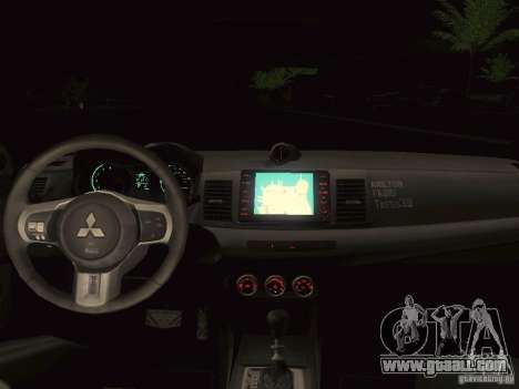 Mitsubishi  Lancer Evo X BMS Edition for GTA San Andreas