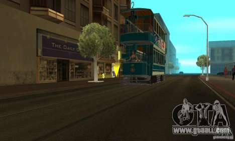 Double Decker Tram for GTA San Andreas