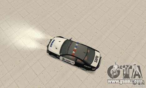 BMW M3 E92 Police for GTA San Andreas