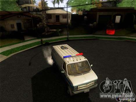 Chevrolet VAN G20 NYPD SWAT for GTA San Andreas