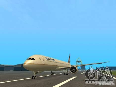 Boeing 787 Dreamliner United Airlines for GTA San Andreas